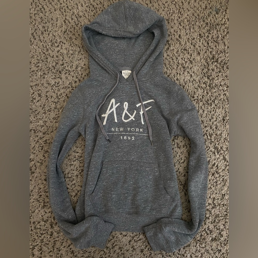 Abercrombie & Fitch Gray Hoodie Sweater